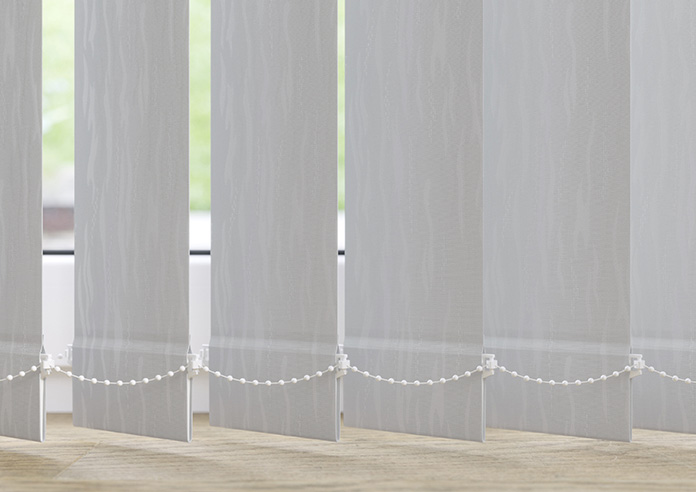 Subtle Grain, Grey Mist - Vertical Blind - Image 4
